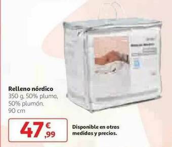 Alcampo Relleno Nórdico oferta