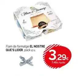 Condis EL NOSTRE QUE'S LIDER Flam de formatge oferta