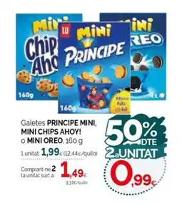 Condis PRINCIPE MINI, MINI CHIPS AHOY! Galetes oferta