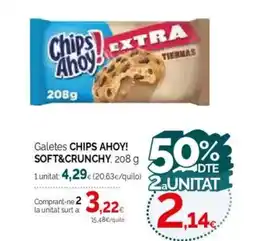 Condis CHIPS AHOY! SOFT&CRUNCHY Galetes oferta