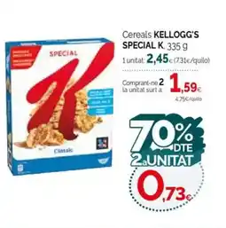 Condis KELLOGG'S SPECIAL K Cereals oferta