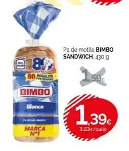 Condis BIMBO Pa de motlle oferta