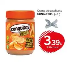 Condis CONGUITOS Crema de cacahuets oferta