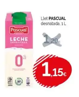 Condis PASCUAL Llet desnatada oferta