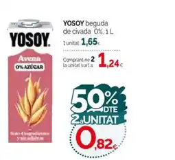 Condis YOSOY beguda de civada 0% oferta