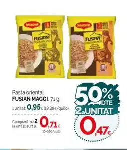 Condis FUSIAN MAGGI Pasta oriental oferta