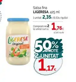 Condis LIGERESA Salsa fina oferta