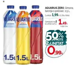 Condis AQUARIUS ZERO, llimona, taronja o préssec oferta