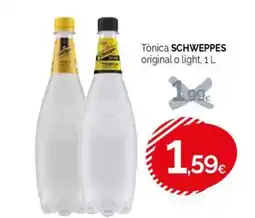 Condis SCHWEPPES Tònica original o light oferta