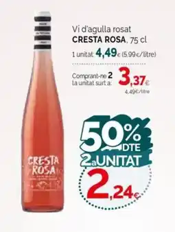 Condis CRESTA ROSA Vi d'agulla rosat oferta