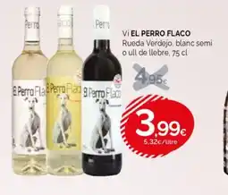 Condis EL PERRO FLACO Vi Rueda Verdejo, blanc semi o ull de llebre oferta