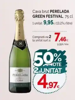 Condis PERELADA GREEN FESTIVAL Cava brut oferta