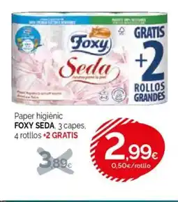 Condis FOXY SEDA Paper higiènic oferta