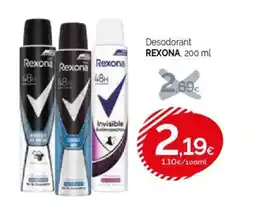 Condis REXONA Desodorant oferta