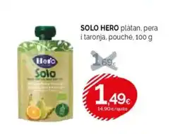 Condis SOLO HERO plàtan, pera i taronja, pouché oferta