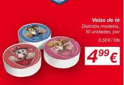 KIK Velas de té oferta