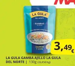 Supermercados MAS LA GULA DEL NORTE La gula gamba ajillo oferta