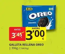 Supermercados MAS OREO Galleta rellena oferta