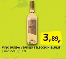 Supermercados MAS Vino rueda verdejo selección blume oferta