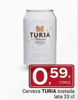 Supermercados Dani TURIA Cerveza tostada oferta