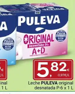 Supermercados Dani PULEVA Leche original desnatada oferta