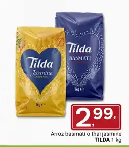 Supermercados Dani TILDA Arroz basmati o thai jasmine oferta