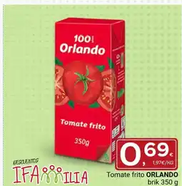 Supermercados Dani ORLANDO Tomate frito oferta
