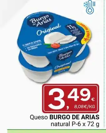 Supermercados Dani BURGO DE ARIAS Queso oferta