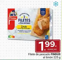 Supermercados Dani FINDUS Filete de pescado al limón oferta