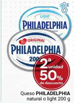 Supermercados Dani PHILADELPHIA Queso natural o light oferta