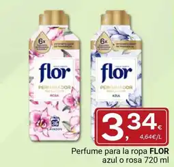 Supermercados Dani FLOR Perfume para la ropa azul o rosa oferta