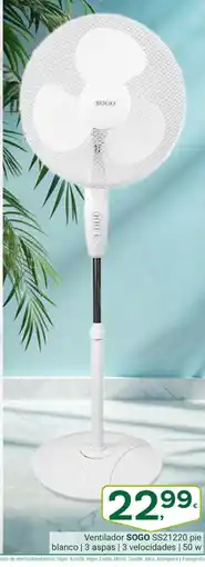 Supermercados Dani SOGO Ventilador pie oferta