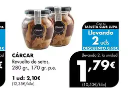 Supermercados Lupa CÁRCAR Revuelto de setas oferta