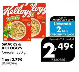 Supermercados Lupa KELLOGG'S Smack de cereales oferta