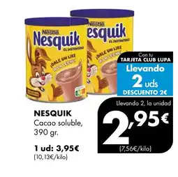 Supermercados Lupa NESQUIK Cacao soluble oferta