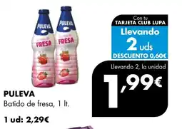 Supermercados Lupa PULEVA Batido de fresa oferta