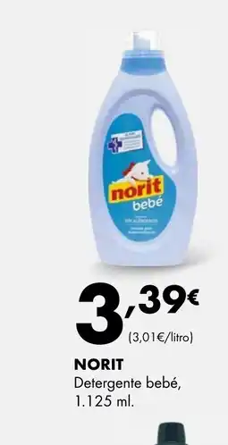 Supermercados Lupa NORIT Detergente bebé oferta