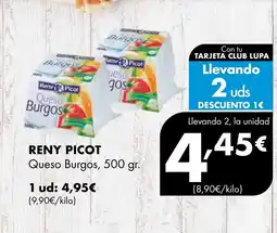Supermercados Lupa RENY PICOT Queso Burgos oferta
