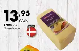 Supermercados Lupa EMBORG Queso havarti oferta