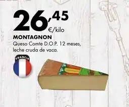 Supermercados Lupa MONTAGNON Queso Comte D.O.P. 12 meses, leche cruda de vaca. oferta