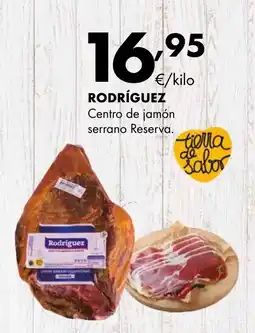 Supermercados Lupa RODRÍGUEZ Centro de jamón serrano Reserva oferta