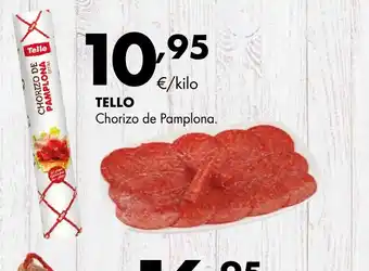 Supermercados Lupa TELLO Chorizo de Pamplona oferta
