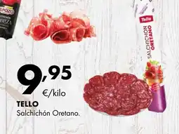 Supermercados Lupa TELLO Salchichón Oretano oferta