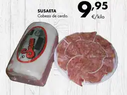 Supermercados Lupa SUSAETA Cabeza de cerdo oferta
