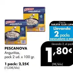 Supermercados Lupa PESCANOVA Anguriñas oferta