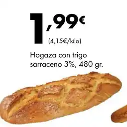 Supermercados Lupa Hogaza con trigo sarraceno 3% oferta