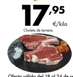 Supermercados Lupa Chuleta de ternera oferta