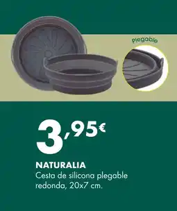 Supermercados Lupa NATURALIA Cesta de silicona plegable redonda oferta