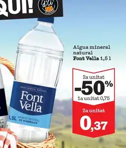 Sorli FONT VELLA Aigua mineral natural oferta