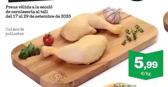 Sorli Cuixes de pollastre. oferta